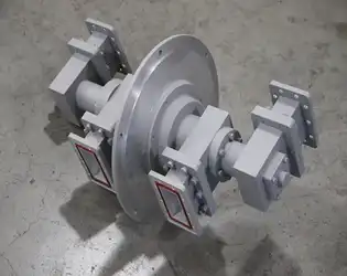 How does the design of a dual channel coaxial rotary joint enable seamless signal transfer?